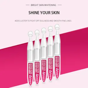 Oem Odm Private Label Peptide soft Ampoule Serum Skin Care Organic Whitening Nicotinamide Face Brightening Korean Ampoules