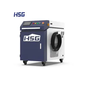 HSG سعر المصنع حار بيع 1000w 1500w 2kw المحمولة الألياف المستمر جهاز لحام ليزر للمعادن الصلب