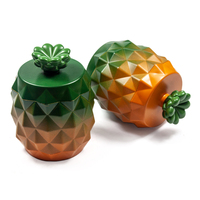 Nouveau moulin à main pour ananas GR112501, couleur métal, alliage de zinc, moulin à herbes, moulin à tabac, accessoires pour fumer