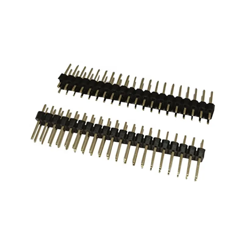 Manufacturer customization 1mm 2mm 1- 40 Pins Header 1.27 2.54 Pitch Smd Smt Male Single Row Pin Header