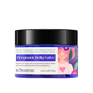 KORMESIC Marque privée Logo personnalisé 120g Crème <span class=keywords><strong>pour</strong></span> le ventre de la femme enceinte à base de plantes naturelles et biologiques <span class=keywords><strong>pour</strong></span> réduire <span class=keywords><strong>les</strong></span> <span class=keywords><strong>vergetures</strong></span> - Product Image 2