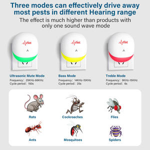 Répulsif à ultrasons pour rats, dispositif anti-nuisibles à fréquence variable, à brancher, pour la maison - Product Image 3