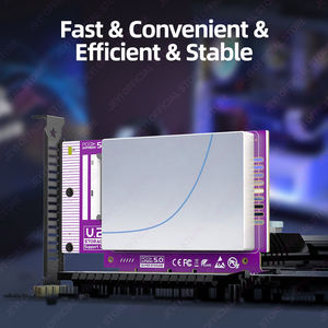 Adaptor JEYI Factory U.2 PCIe 5.0 128Gbps Gen5 X4/X8/X16 Kartu Berkualitas Tinggi Kecepatan Tinggi Mendukung SSD Multi-Ukuran Penyimpanan 128GB 1 - Product Image 4