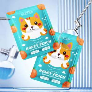 SADOER Usine Grenade Myrtille Carotte Racine Tige Miel Pêche Acide Hyaluronique Masque Facial Soins Du Visage Produits De Beauté - Product Image 1