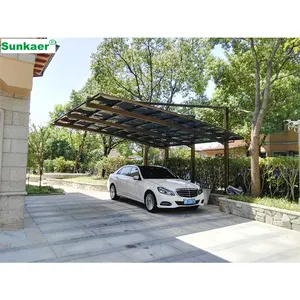 Best choice high strength Metal Carports Wholesale polycarbonate sheet 10 x 9 metal shed aluminum car port for shelter