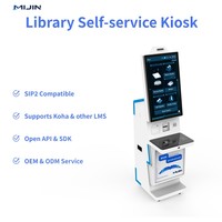 Quiosco de autoservicio RFID para bibliotecas públicas, para préstamo y devolución de libros, equipo inteligente para bibliotecas, fabricante de origen, OEM/ODM, SIP2