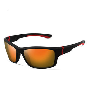 Lunettes de soleil sport rétro de haute qualité pour hommes, logo personnalisé, UV400, <span class=keywords><strong>pare</strong></span>-<span class=keywords><strong>brise</strong></span> disponible, bleu, blanc, or, rouge, PC pour l'extérieur - Product Image 4