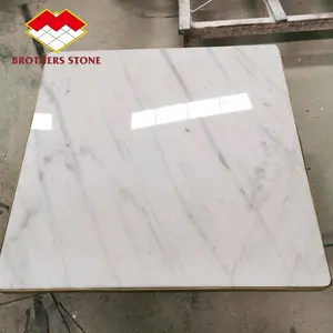 Dalles de marbre blanc Guangxi Pierre de marbre blanc Bianco Marbre naturel de carrara blanc chinois 60*60 cm pour revêtement mural trompeur - Product Image 5