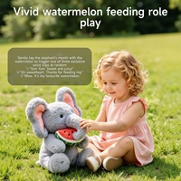 Jouets en peluche interactifs pour enfants Tumama, éléphant dansant à grandes oreilles, poupées avec enregistrement vocal, jouet musical en peluche pour bébé