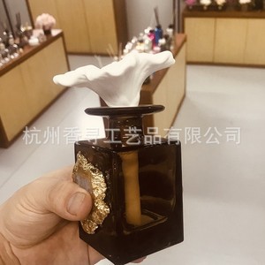 Seek Aroma Ceramic <b>Reed</b> <b>Diffuser</b> Handmade Flameless Aromatherapy Essential <b>Oil</b> Home Gift Set Fresh Air All Season - Product Image 3