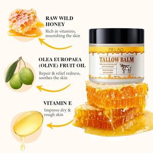 <span class=keywords><strong>Baume</strong></span> de <span class=keywords><strong>Nuit</strong></span> Solide Halal au Suif de Bœuf Biologique, Hydratant Peau Sèche, Soin Visage - Product Image 2