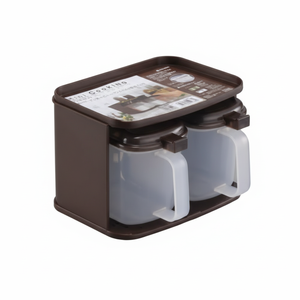 Inomata-Mini botella marrón de almacenamiento para condimentos de cocina - Product Image 1