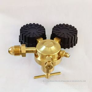 Комплект манометров для азота Weixin из чистой меди с редукционным клапаном, модели 600 фунтов на кв. дюйм, трубки 2м/1.5м, с возможностью индивидуальной настройки - Product Image 3