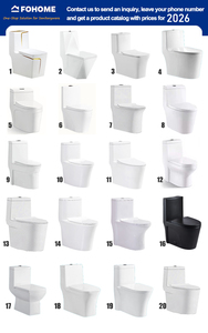 Inodoro de Una Pieza Fohome Modernos de Alta Calidad, Sanitario de Una Pieza - Product Image 3