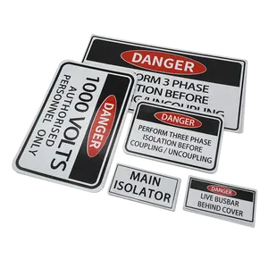 Custom Operational Operating Instructions Warning Labels Sticker For Machinery