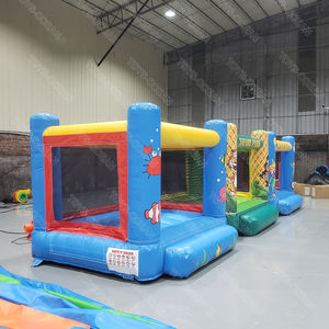 Château gonflable coloré sur le thème des clowns pour enfants, pour l'intérieur et l'extérieur - Product Image 5