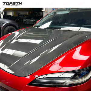 Capó <span class=keywords><strong>de</strong></span> Fibra <span class=keywords><strong>de</strong></span> <span class=keywords><strong>Carbono</strong></span> Ligero Personalizado Cyber Dry para <span class=keywords><strong>Tesla</strong></span> Model 3 2024+, Cubierta <span class=keywords><strong>de</strong></span> <span class=keywords><strong>Motor</strong></span> <span class=keywords><strong>de</strong></span> Alto Rendimiento, Nuevo - Product Image 5
