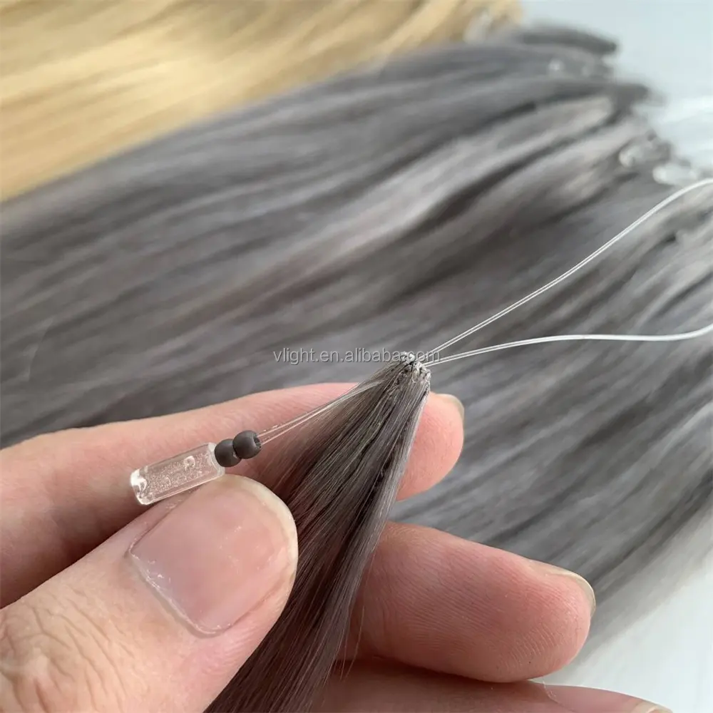 Aussehende 100 % menschliches Ombre Band Haar doppelseitige blonde Band Haarverlängerungen Großhandel Band in Haarverlängerung natürliche Ltd. 50 g