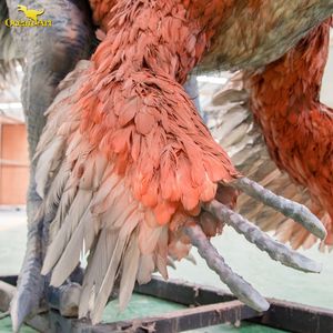 ของตกแต่งรูปไดโนเสาร์ไฟฟ้าแบบอินเทอร์แอคทีฟสำหรับวันฮาโลวีนรูปปั้นไดโนเสาร์จำลองขนาดเท่าชีวิตจริง - Product Image 3