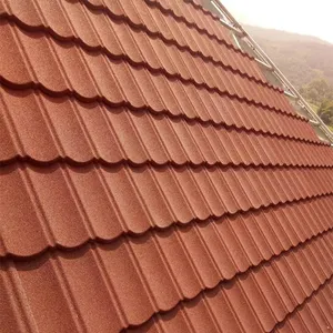 Light Weight Nigeria Stone Coated Roof Tile Stone Coated Roofing Tiles Corrug Roof Tile