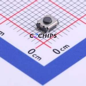 TS-1185EC-B-A-B Tactile Switch SMD Switch Single Pole Single Throw Round Button 1.6N Vertical Mount - Product Image 1