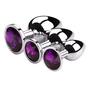 Plug Anal Metálico Sexy, de Uso Prolongado, Juguete Sexual Femenino para Masturbación, Juguete para Adultos - Product Image 1