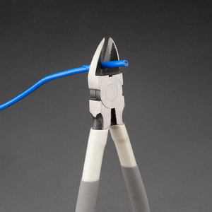 Alicates de corte diagonal de acero al carbono de alta dureza de 4/5/6 pulgadas, tijeras electrónicas para cables y circlips - Product Image 5