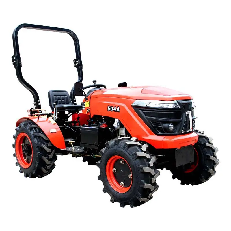 Chinese Goedkope Agrarische Kleine 50HP/60HP/70HP/100HP Mini Tractoren 4wd Tractor Tuin Gazon Landbouw Mini Tractoren voor Verkoop