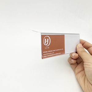 DBR39 scaffale di plastica adesivo piatto prezzo porta <span class=keywords><strong>etichette</strong></span> con PET trasparente/nastro bianco in schiuma/magnete per gli <span class=keywords><strong>scaffali</strong></span> dei supermercati - Product Image 6