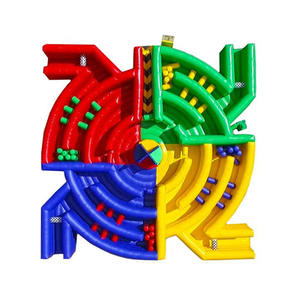 <span class=keywords><strong>Jeux</strong></span> gonflables commerciaux : Parcours d'obstacles <span class=keywords><strong>gonflable</strong></span> Dizzy X Challenge, labyrinthe <span class=keywords><strong>gonflable</strong></span> pour entreprises <span class=keywords><strong>de</strong></span> location d'attractions gonflables - Product Image 1