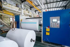 BPA <span class=keywords><strong>Free</strong></span> nhiệt giấy Jumbo CuộN các nhà sản xuất tại Trung Quốc 48gsm / 55gsm / 60gsm - Product Image 5