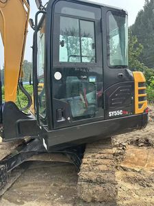 Excavatrices d'occasion originales Sany SY55C Pro SY55 5,5 tonnes 5 tonnes 6 tonnes Mini-excavatrice sur chenilles SY60C SY95C Moteur Isuzu pas cher - Product Image 3