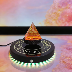 แท่นโชว์สัญลักษณ์รูปดาวพร้อมไฟหลากสีแบบลอยแม่เหล็ก HCNT หมุนได้ 360 องศา รองรับน้ำหนัก 300-350 กรัม - Product Image 4