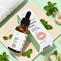 Sérum Repulpant Lèvres Menthe Poivrée Peptides Acide Hyaluronique Hydratant Lissant Soin des Lèvres Sèches et Gercées Marque Blanche