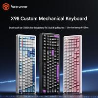 X98 Wireless Wired BT Tri-Mode Dual-8K Mechanical Keyboard (Gaming & Office) for Gaming and Esports