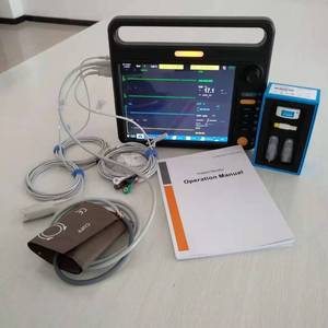 ETCO2 सेंसर के साथ पशु चिकित्सा कैपनोोग्राफ वाइटल साइन मॉनिटर - Product Image 3