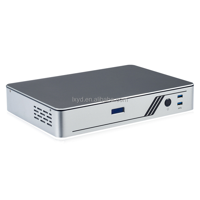 DIY Mini-ITX Aluminum Chassis Compact Desktop Computer for Online Classes Office Work Video Entertainment Storage-Stock Chassis