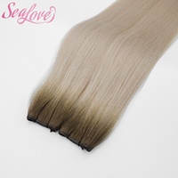 Extensiones de Cabello Virgen Europeas Personalizables, Envío Directo, Cabello Genius Weft Disponible en Varios Colores y Longitudes