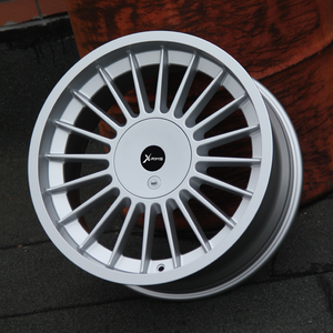 ล้อแม็กซ์ X-RIMS 18x8 ขอบ 5x120 ลายหลายก้าน สีเงิน ET30 สำหรับ BMW ซีรีส์ 5 และ Mercedes E-Class - Product Image 1