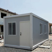 Maison de conteneur mobile préfabriquée modulaire de luxe de 20 pieds Maison mobile détachable pour hôtels Structure en acier préfabriquée portable