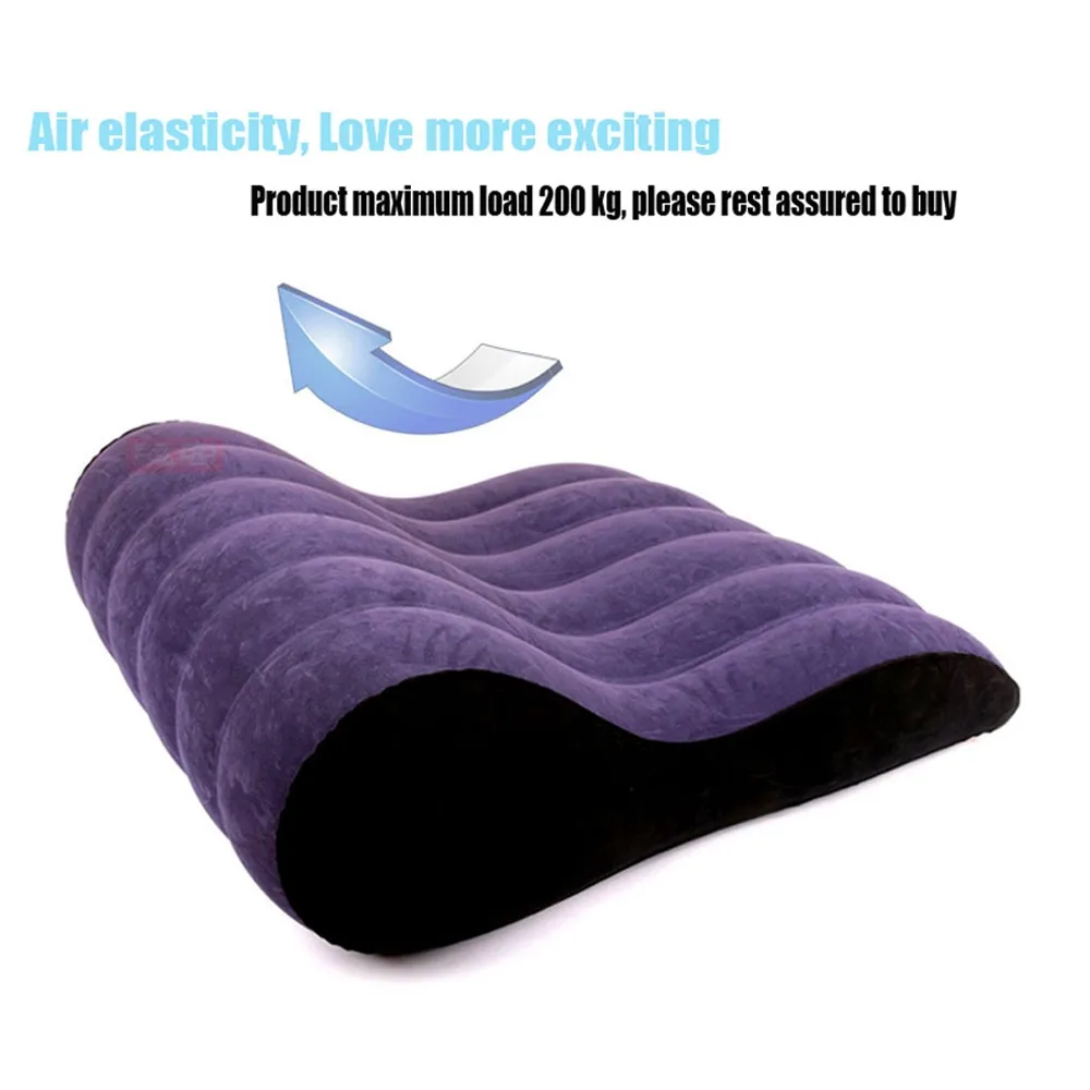 S Shape Sex Love Bed Pillow Chair Pad Furniture Toys Couples Adults Games Cushion Assist Posture Supplies Sexy Inflatable Sofa