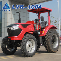 Tracteur agricole 4x4 certifié CE, 60 CV, avec deux sorties hydrauliques pour le semis et la culture agricole