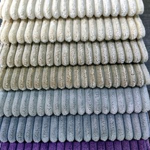 Cổ Phiếu Sẵn Sàng Vải To Sợi Sọc <span class=keywords><strong>Sofa</strong></span> Vải Bán Buôn Kết Cấu Nhung Bọc OEM Tùy Chỉnh Sọc Thiết Kế Cho Đồ Nội Thất Thấp Moq - Product Image 3