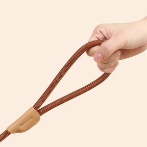 Hot Sale Pet Accessories Nylon Durable Pet Cat Dog Leash Round Rope P Rope Prevent <strong>Getting</strong> <strong>Lost</strong> Luxury cat Dog Cowhide Leash - Product Image 3