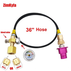 0.9M Brass Air Hose <b>Quick</b> <b>Connector</b> Adapter with 2000PSI for SodaStream Terra DUO to External CO2 Tank OEM - Product Image 1