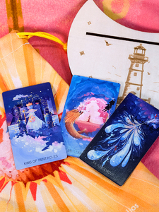 Juego de Cartas del <span class=keywords><strong>Tarot</strong></span> Beacon, 78 Cartas, Edición Especial Wind Fanwei Star Ling, Juego de Mesa de Sanación - Product Image 5