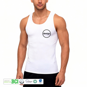 Camiseta deportiva sin mangas de compresión para hombre, con logo personalizado OME, elástica, de secado rápido, absorbente, ajustada, para gimnasio, baloncesto. - Product Image 2