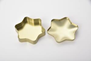 Tarro de Metal de almacenamiento en forma de estrella personalizado Offset impreso recuerdo coleccionable estaño artesanías de Metal hechas a mano - Product Image 4