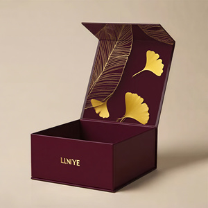 Boîte Cadeau de Luxe ISO9001 avec Fermeture Magnétique Emballage Pliable en Carton Rigide Mat Haut de Gamme - Product Image 1