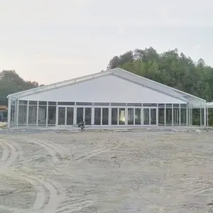 Evento trasparente tenda da parete in vetro tendone di lusso per festa nuziale tenda in pvc tenda pagoda